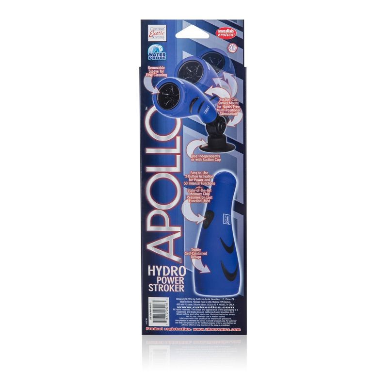 Masturbator-APOLLO HYDRO POWER STROKER BLUE